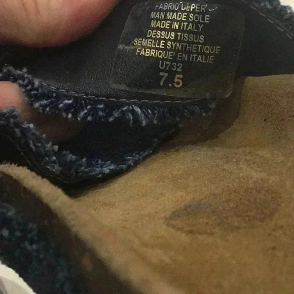 NWOT Cloth slide style sandals summer spring shoe - Picture 4 of 5